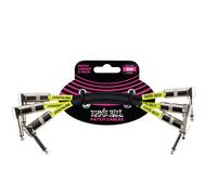Ernie Ball 6" Patch Cable Black - 3 Pack