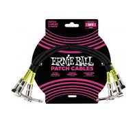 Ernie Ball 6075 - 3 câbles patchs coudés - 30cm
