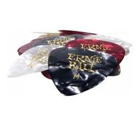 Ernie Ball Médiators P09166 – Lot de 24 moyens en perloid et cellulose, assortiment de couleurs