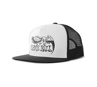 Ernie Ball Black with White Front and Black Eagle Logo Hat