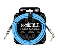 Ernie Ball Câble d’Instrument Flex Droit/Coudé 3m - Bleu