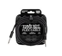 Ernie Ball Câble d’Instrument Flex Droit/Droit 3m - Noir