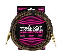 Ernie Ball Câble d’Instrument Tressé Droit/Droit 3m - Pay Dirt