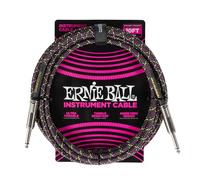 Ernie Ball Câble d’Instrument Tressé Droit/Droit 3m - Python Violet