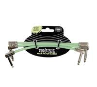 Ernie Ball Câble Patch Flex 15cm - Brille Dans Le Noir - Pack de 3