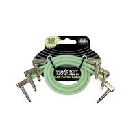 Ernie Ball Câble Patch Flex 30cm - Brille Dans Le Noir - Pack de 3