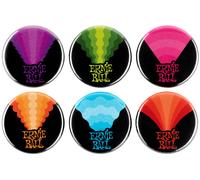 Ernie Ball Colors of Rock'N'Roll 1" Assorted Buttons 6pk