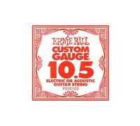 Ernie Ball Custom Gauge P010105 Cordes de guitare électrique ou acoustique Calibre 10,5