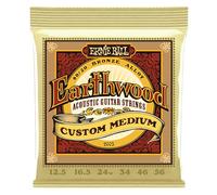Ernie Ball Cordes pour guitare acoustique Earthwood Custom Medium 80/20 Bronze calibre 12.5-56