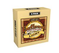 Ernie Ball Earthwood - Pack de 4 jeux de cordes légères Bronze 80/20, pour guitare acoustique, calibre 11-52