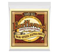 Ernie Ball Earthwood Silk & Steel Cordes extra souples, Bronze 80/20, pour guitare acoustique, calibre 10-50