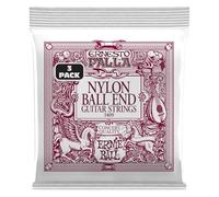 Ernie Ball Ernesto Palla Black & Gold Ball-End Nylon Classical Guitar Strings 3-Pack