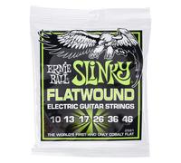 Ernie Ball Cordes pour guitare électrique Regular Slinky Flatwound 2591 – Tirant 10-46