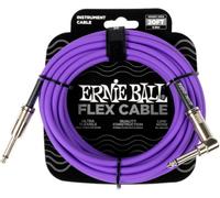 Ernie Ball Câble d’Instrument Flex Droit/Coudé 6m - Violet