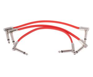 Ernie Ball "Ernie Ball Red Flex Ribbon Patch Cable 6"""