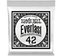 ERNIE BALL - 10242 - EVERLAST COATED PHOSPHOR BRONZE 42 - Corde de Guitare Acoustique - Unité