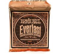 Ernie Ball Everlast Cordes légères Phosphore Bronze avec revêtement pour guitare acoustique, calibre 11-52
