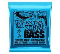 Ernie Ball Cordes pour basse électrique Extra Slinky filées en nickel calibre 40-95