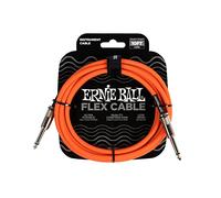 Ernie Ball Flex Cable - Câble instrument droit/droit 3 m - orange