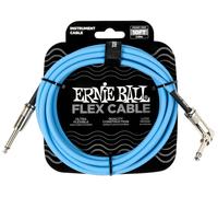 Ernie Ball Câble d’Instrument Flex Droit/Coudé 3m - Bleu