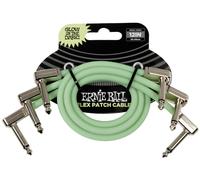 Ernie Ball Flex Patch Cable 12in - Glow in Dark - 3 Pack