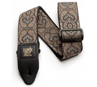 Ernie Ball Sangle en jacquard, motif cachemire doré et noir