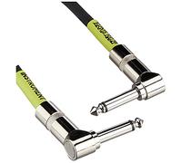 Cables Instrument Patch Pack de 3 - Coudé - 30CM Noir