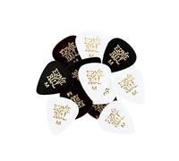 Ernie Ball - Médiators - Lot de 12 - Moyens en cellulose - Assortiment de couleurs