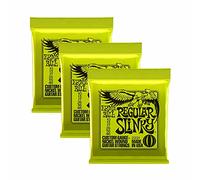 Ernie Ball Lot de 3 paquets de cordes Regular Slinky