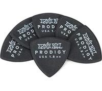 Ernie Ball Médiators Prodigy – Sachet de 6 – Bouclier Large 1,5 mm – Noir