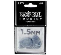 Ernie Ball Lot de 6 médiators Prodigy, en forme de larme, 1,5 mm, noir