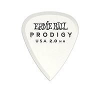 Ernie Ball Lot de 6 médiators standard Prodigy, 2,0 mm, blanc