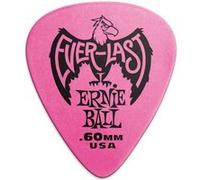 Ernie Ball Médiators Everlast 0,60 mm – Lot de 12, rose