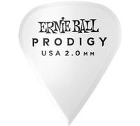 Ernie Ball Médiators Prodigy pointus 2,0 mm - Lot de 6 blanc