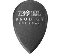 Ernie Ball Médiators Prodigy Sachet de 6 Noir Larme 1,5Mm Médiators