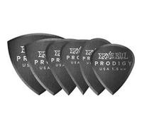 Ernie Ball – Lot de 6 médiators Prodigy 1,5 mm Noir