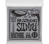 Ernie Ball P02628 Slinky Cordes filées en nickel pour guitare électrique à 9 cordes, calibre 9-105