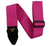 Ernie Ball Polypro Strap Raspberry & Black