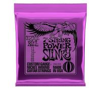 Ernie Ball Power Slinky Cordes filées en nickel pour guitare électrique à 7 cordes, calibre 11-58