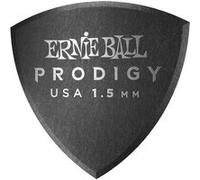 Ernie Ball Médiators Prodigy – Sachet de 6 – Bouclier Large 1,5 mm – Noir