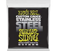 Ernie Ball Regular Slinky Cordes filées en acier inoxydable pour guitare électrique, calibre 10-46