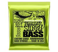 Ernie Ball Regular Slinky Cordes filées en nickel, diapason moyen, pour basse, calibre 45-105