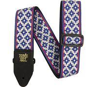 Ernie Ball Sangle de Guitare/Basse Jacquard Classique - Bleu Crux