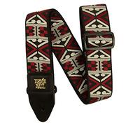 Ernie Ball Sangle de Guitare/Basse Jacquard Classique - Rouge Primal