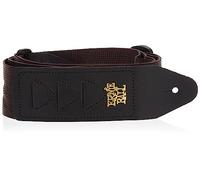 Ernie Ball Sangle de guitare en polypropylène, avec support pour médiator, marron