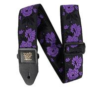 Ernie Ball Sangle de guitare en jacquard motif Lavender Rose