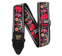 Ernie Ball Sangle en jacquard, motif oiseau rouge Rising