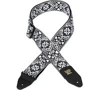 Ernie Ball Sangle en jacquard, motif tribal argenté