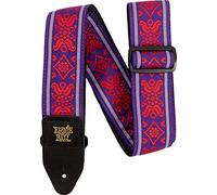 Ernie Ball Sangle en jacquard Royal Flush Rouge