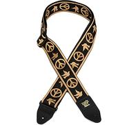 Ernie Ball – Sangle en jacquard – Symbole Peace and Love et colombe